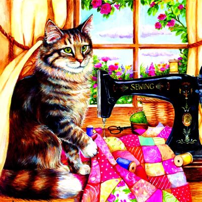 SunsOut Puzzle Debbie Cook - The Seamstress - 1000 pièces SunsOut Puzzle Debbie Cook - The Seamstress - 1000 pièces