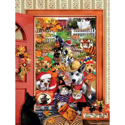 SunsOut Puzzle Pièces XXL - Lori Schory - Mendiants d'Halloween - 200 à 499 pièces SunsOut Puzzle Pièces XXL - Lori Schory - Mendiants d'Halloween - 200 à 499 pièces