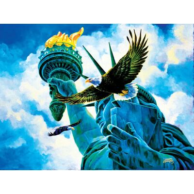 SunsOut Puzzle Pièces XXL - L'Esprit de la Liberté - 500 à 999 pièces SunsOut Puzzle Pièces XXL - L'Esprit de la Liberté - 500 à 999 pièces