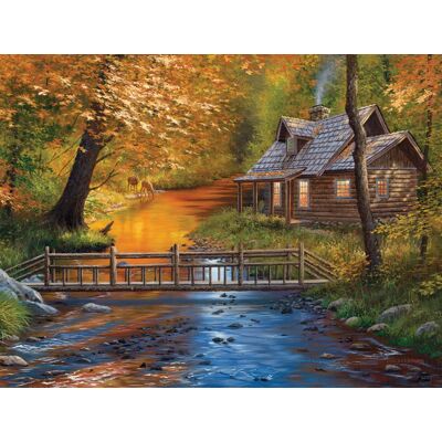 SunsOut Puzzle Pièces XXL - Voisins du Ruisseau - 500 à 999 pièces SunsOut Puzzle Pièces XXL - Voisins du Ruisseau - 500 à 999 pièces