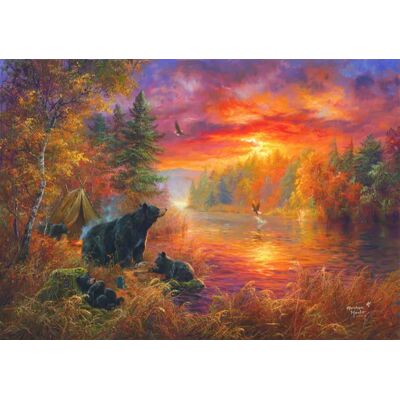 SunsOut Puzzle Pièces XXL - Camp de Pêche - 500 à 999 pièces SunsOut Puzzle Pièces XXL - Camp de Pêche - 500 à 999 pièces