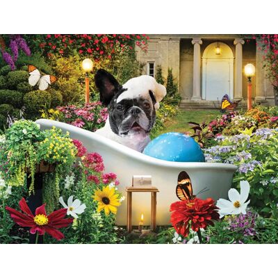 SunsOut Puzzle Bain Moussant dans le Jardin - 500 à 999 pièces SunsOut Puzzle Bain Moussant dans le Jardin - 500 à 999 pièces