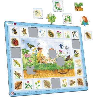 Larsen Puzzle Puzzle Cadre - Campagne (en Russe) - 26 à 50 pièces Larsen Puzzle Puzzle Cadre - Campagne (en Russe) - 26 à 50 pièces