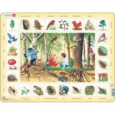 Puzzle Cadre Larsen - La Forêt - 48 Pièces Puzzle Cadre Larsen - La Forêt - 48 Pièces