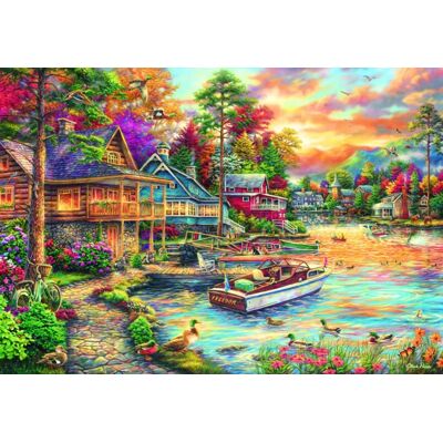 Grafika Puzzle Chuck Pinson - Freedom at the Lake - 1000 pièces Grafika Puzzle Chuck Pinson - Freedom at the Lake - 1000 pièces