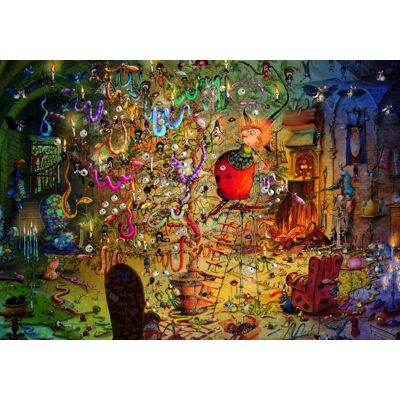 Grafika Puzzle François Ruyer - La Sorcière et l'Arbre à Serpents - 1000 pièces Grafika Puzzle François Ruyer - La Sorcière et l'Arbre à Serpents - 1000 pièces
