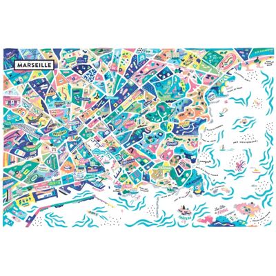 Grafika Puzzle Marseille - 1000 pièces Grafika Puzzle Marseille - 1000 pièces