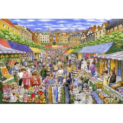 Grafika Puzzle A Day at the Market - 1000 pièces Grafika Puzzle A Day at the Market - 1000 pièces