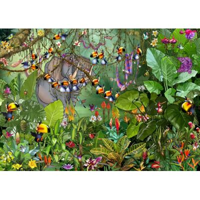 Grafika Puzzle François Ruyer - La Jungle 2 - 500 à 999 pièces Grafika Puzzle François Ruyer - La Jungle 2 - 500 à 999 pièces