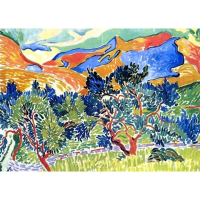 Grafika Puzzle André Derain - Les Montagnes de Collioure - 500 à 999 pièces Grafika Puzzle André Derain - Les Montagnes de Collioure - 500 à 999 pièces
