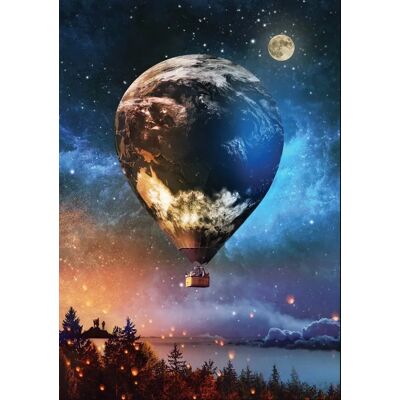 ART Puzzle Puzzle Neon Puzzle - The Journey to The Moon - 1000 pièces ART Puzzle Puzzle Neon Puzzle - The Journey to The Moon - 1000 pièces