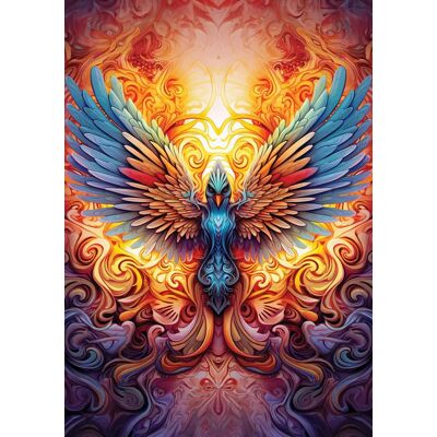 ART Puzzle Puzzle Phénix Coloré - 1000 pièces ART Puzzle Puzzle Phénix Coloré - 1000 pièces