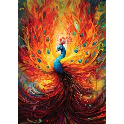 ART Puzzle Puzzle Paon Multicolore - 1500 pièces ART Puzzle Puzzle Paon Multicolore - 1500 pièces