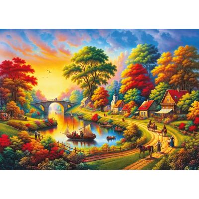 ART Puzzle Puzzle Riverside Festival - 1500 pièces ART Puzzle Puzzle Riverside Festival - 1500 pièces