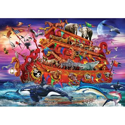 Heidi Cheese Line HeiDi Art Puzzle 260 pièces Arche de Noé - Puzzle Heidi Cheese Line HeiDi Art Puzzle 260 pièces Arche de Noé - Puzzle