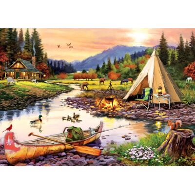 ART Puzzle Puzzle Camping entre Amis - 3000 pièces ART Puzzle Puzzle Camping entre Amis - 3000 pièces