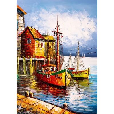 ART Puzzle Puzzle Le Port Orange - 500 à 999 pièces ART Puzzle Puzzle Le Port Orange - 500 à 999 pièces