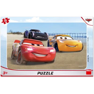 Dino Puzzle Puzzle Cadre - Cars Racing - 10 à 25 pièces Dino Puzzle Puzzle Cadre - Cars Racing - 10 à 25 pièces