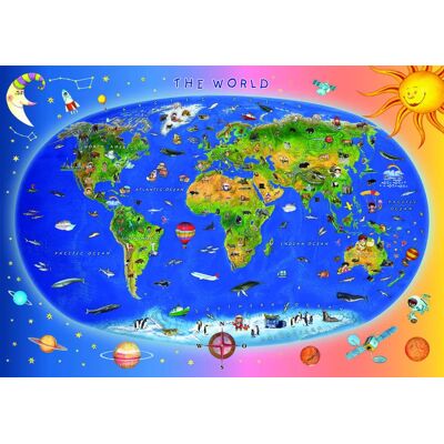 Puzzle Carte du Monde XL - Puzzle Puzzle Carte du Monde XL - Puzzle