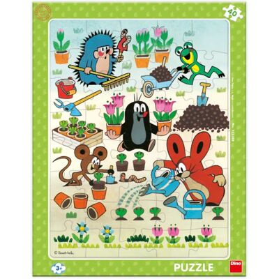Dino Maulwurf gärtner 40 - Puzzle Dino Maulwurf gärtner 40 - Puzzle