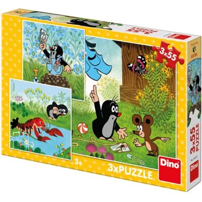 Dino Maulwurf Höschen Puzzle - Puzzle - 55 Pièces Dino Maulwurf Höschen Puzzle - Puzzle - 55 Pièces