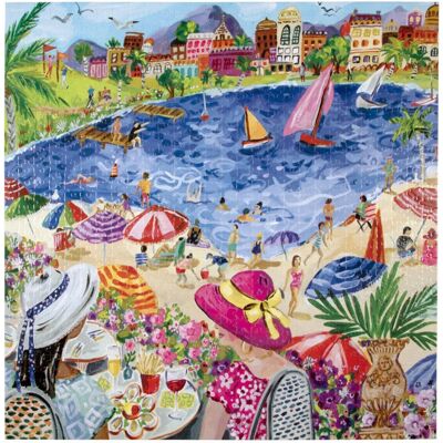 eeBoo Puzzle Déjeuner Au Bord De La Mer - 1000 pièces eeBoo Puzzle Déjeuner Au Bord De La Mer - 1000 pièces