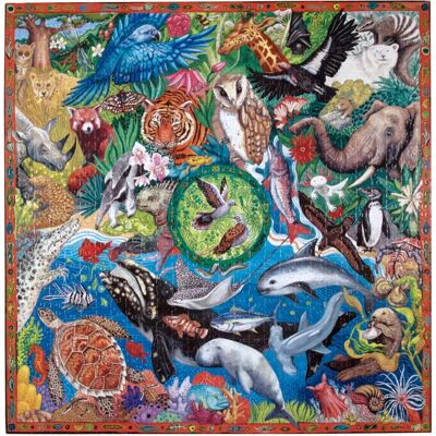 eeBoo Puzzle Monde Sauvage - 1000 pièces eeBoo Puzzle Monde Sauvage - 1000 pièces