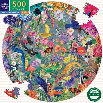 eeBoo Puzzle Jardin Paradisiaque - 500 à 999 pièces eeBoo Puzzle Jardin Paradisiaque - 500 à 999 pièces