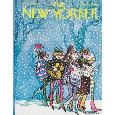 New York Puzzle Company Puzzle The New Yorker - Caroling - 100 à 149 pièces New York Puzzle Company Puzzle The New Yorker - Caroling - 100 à 149 pièces