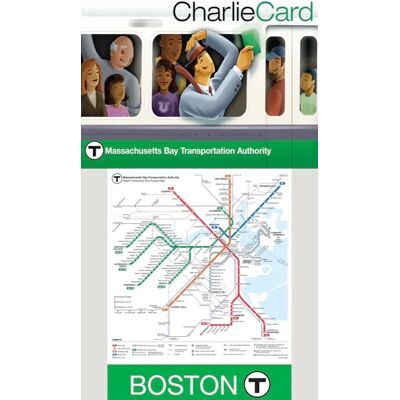 New York Puzzle Company Boston T Map Mini - Puzzle New York Puzzle Company Boston T Map Mini - Puzzle