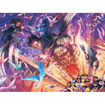 New York Puzzle Company Puzzle Harry Potter - Flying Keys - 1000 pièces New York Puzzle Company Puzzle Harry Potter - Flying Keys - 1000 pièces