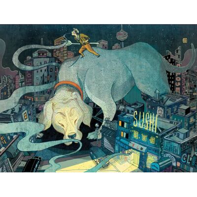 New York Puzzle Company Puzzle Late Night Dining - 1000 pièces New York Puzzle Company Puzzle Late Night Dining - 1000 pièces
