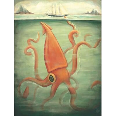 New York Puzzle Company Puzzle Pièces XXL - Kraken Underneath - 500 à 999 pièces New York Puzzle Company Puzzle Pièces XXL - Kraken Underneath - 500 à 999 pièces