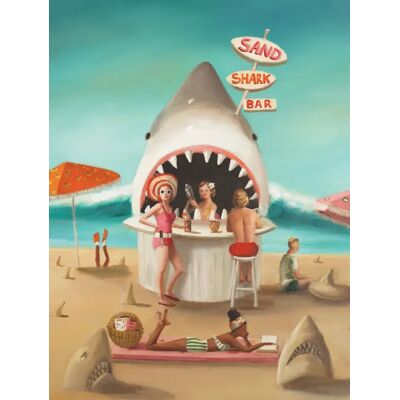 New York Puzzle Company Puzzle Pièces XXL - Sand Shark Bar - 500 à 999 pièces New York Puzzle Company Puzzle Pièces XXL - Sand Shark Bar - 500 à 999 pièces