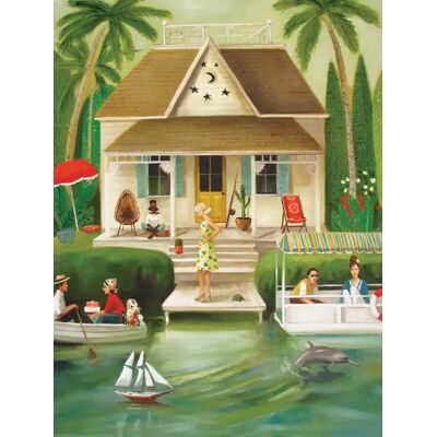 New York Puzzle Company - Splendid Summer Home - 500 pièces - Puzzle New York Puzzle Company - Splendid Summer Home - 500 pièces - Puzzle