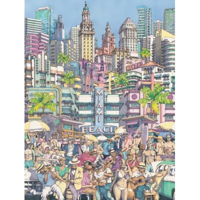 New York Puzzle Company Puzzle Pièces XXL - Sun Kissed City - 500 à 999 pièces New York Puzzle Company Puzzle Pièces XXL - Sun Kissed City - 500 à 999 pièces