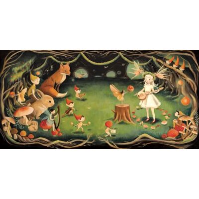New York Puzzle Company Puzzle Pièces XXL - Dream World - Elven Dream - 51 à 99 pièces New York Puzzle Company Puzzle Pièces XXL - Dream World - Elven Dream - 51 à 99 pièces