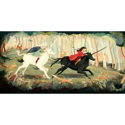 New York Puzzle Company Puzzle Dream World - Unicorn Dream - 51 à 99 pièces New York Puzzle Company Puzzle Dream World - Unicorn Dream - 51 à 99 pièces