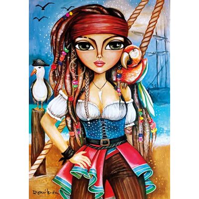 Magnolia Puzzle The Beautiful Pirate - 1000 pièces Magnolia Puzzle The Beautiful Pirate - 1000 pièces