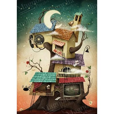 Magnolia Puzzle House on the Tree - 1000 pièces Magnolia Puzzle House on the Tree - 1000 pièces