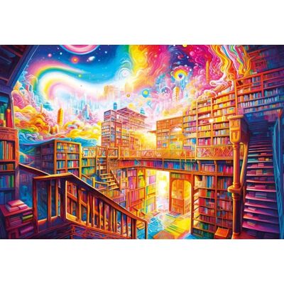 Magnolia Puzzle Library City - 1000 pièces Magnolia Puzzle Library City - 1000 pièces