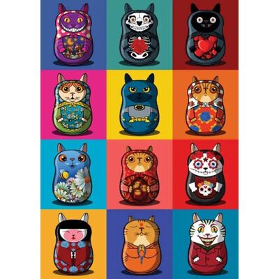 Magnolia Puzzle Catryoshka - 1000 pièces Magnolia Puzzle Catryoshka - 1000 pièces