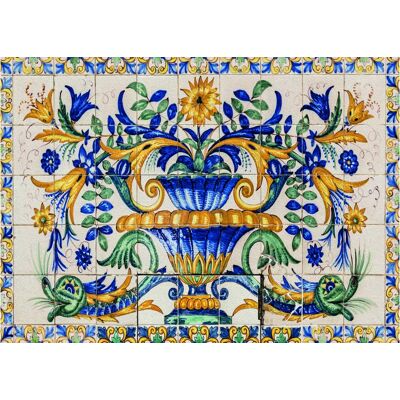 Interdruk Puzzle Art on Tiles - Fleurs - 1000 pièces Interdruk Puzzle Art on Tiles - Fleurs - 1000 pièces