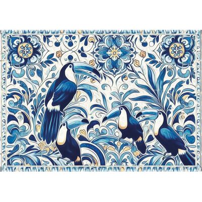 Interdruk Puzzle Art on Tiles - Toucans - 500 à 999 pièces Interdruk Puzzle Art on Tiles - Toucans - 500 à 999 pièces