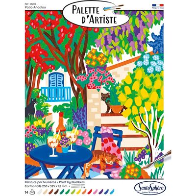 Sentosphère Puzzle Palette D'Artiste - Patio Andalou Sentosphère Puzzle Palette D'Artiste - Patio Andalou