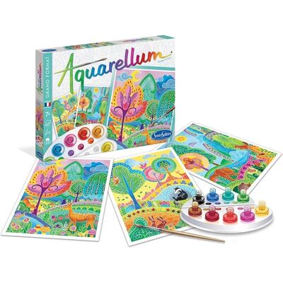 Sentosphère Puzzle Aquarellum - Paysages Oniriques Sentosphère Puzzle Aquarellum - Paysages Oniriques