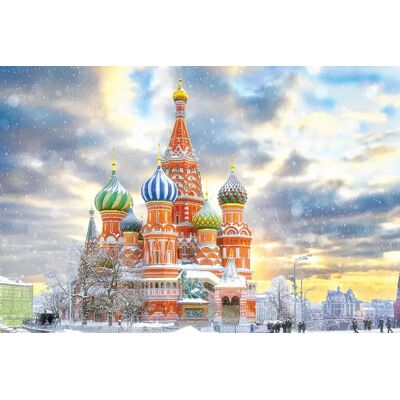 Eurographics Vasil le Temple Bénit Moscou 1000 Pièces - Puzzle Eurographics Vasil le Temple Bénit Moscou 1000 Pièces - Puzzle