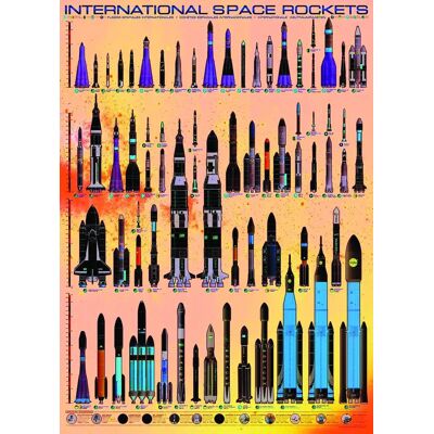 Puzzle de Fusées Spatiales Internationales Eurographics - 1000 Pièces Puzzle de Fusées Spatiales Internationales Eurographics - 1000 Pièces
