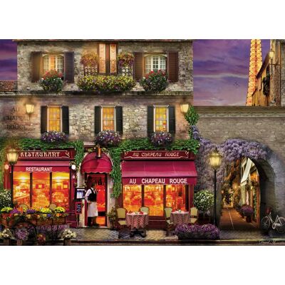 Puzzle Restaurant Chapeau Rouge - 1000 pièces Eurographics Puzzle Restaurant Chapeau Rouge - 1000 pièces Eurographics