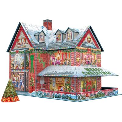 Puzzle 3D Eurographics - Maison de Noel Puzzle 3D Eurographics - Maison de Noel